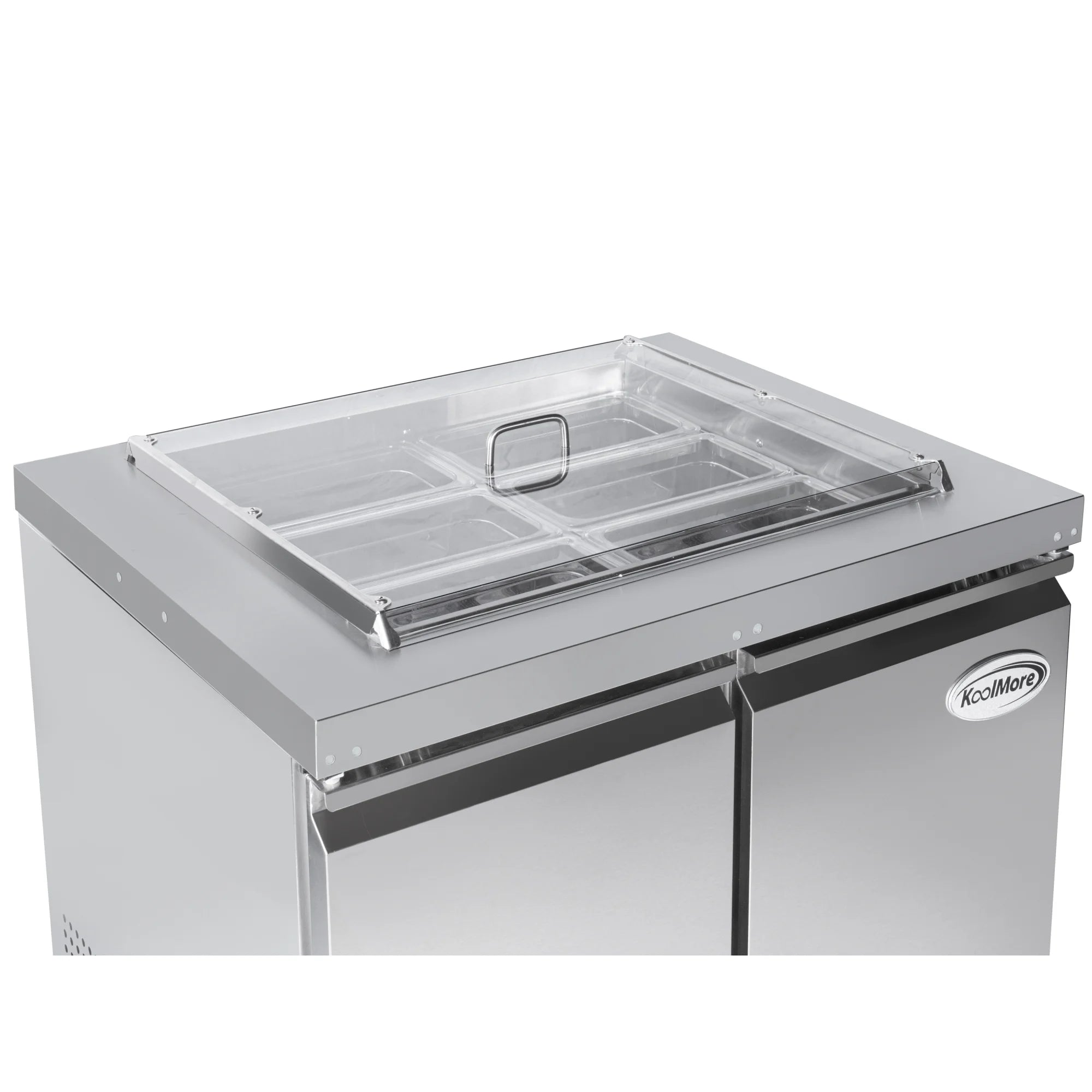 Commercial Refrigerated Prep Station Cold Table with 6 Pan Storage X2883
