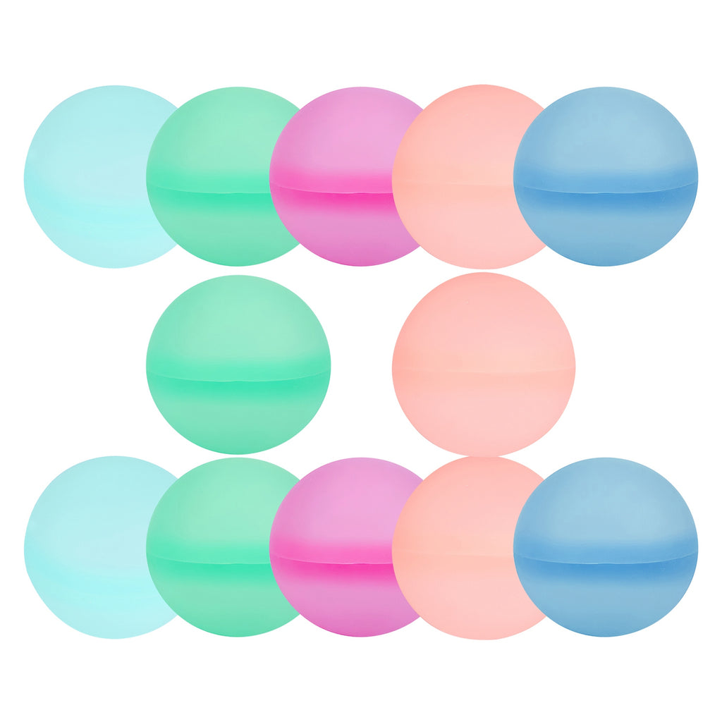 12 Pack Self-Sealing Silicone Water Balloons O261714