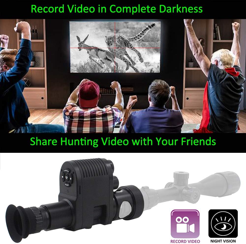 720p HD Night Vision Scope Camcorder Monocular with Built-in 850nm Infrared Flashlight S50392
