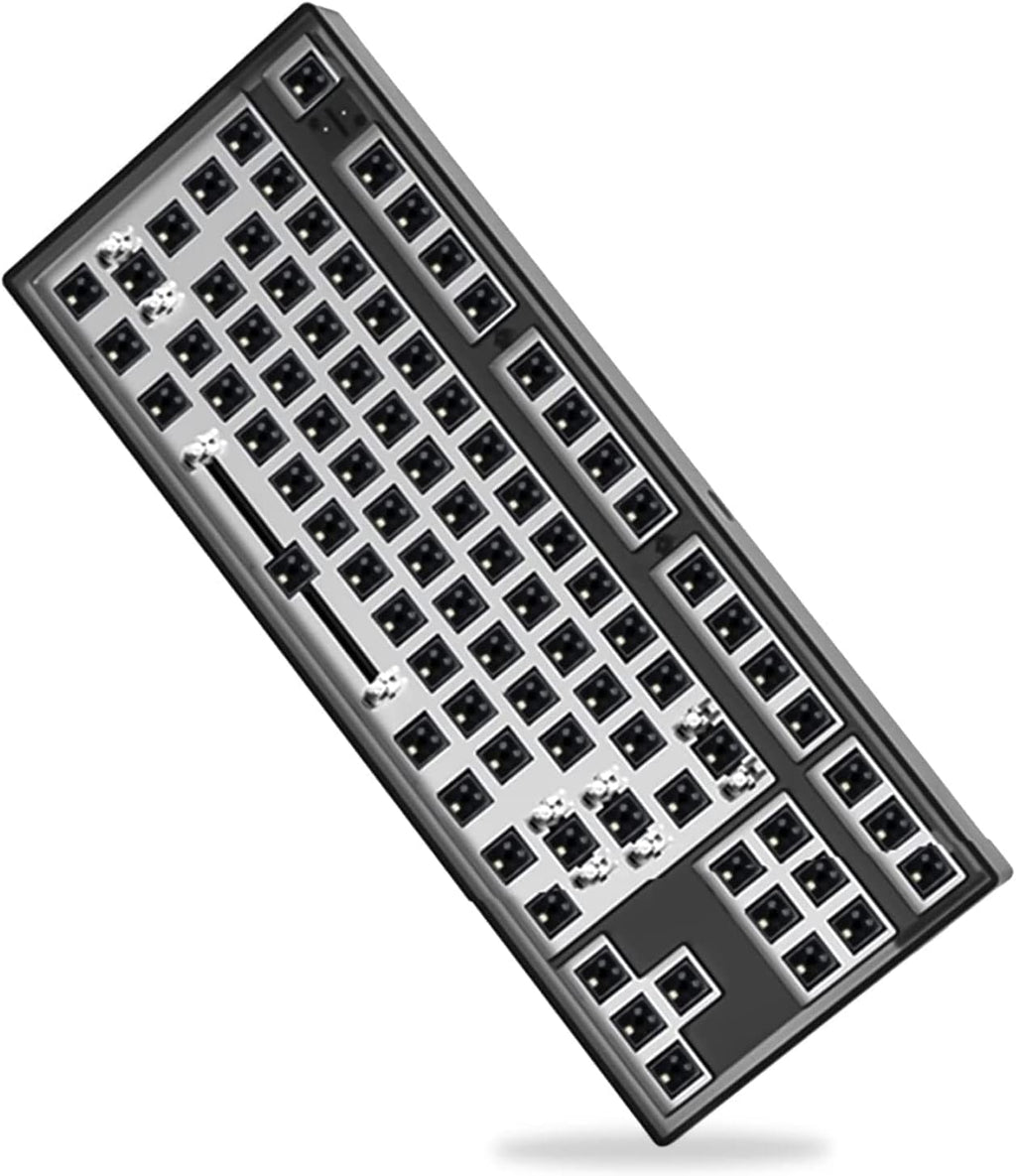 Pink 87 Keys RGB Modular Mechanical Keyboard DIY Kit T79413