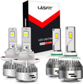 H13/9008 LED Bulbs Fog Light Combo Kits 12000LM 6000K White, Pack of 4 Y458