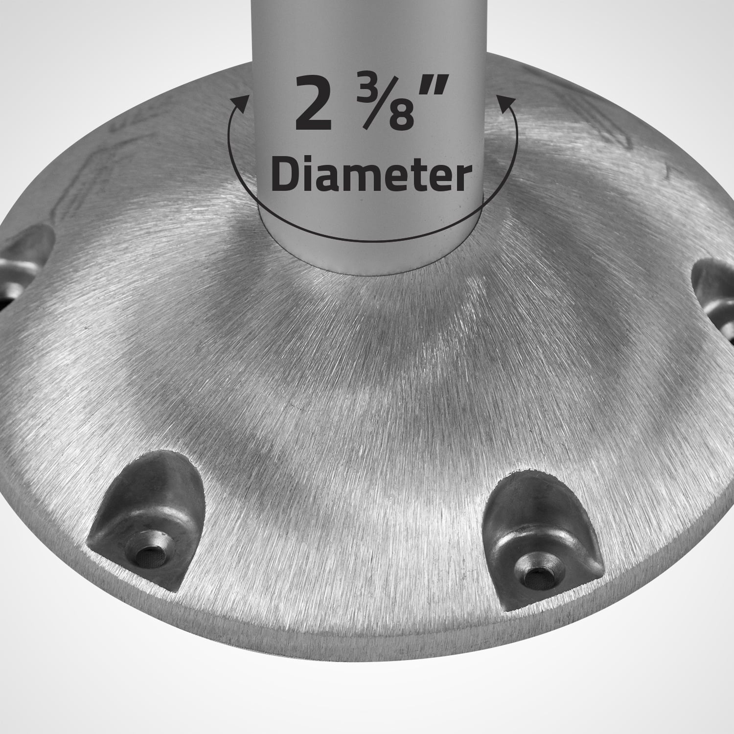 Aluminum 15" Fixed Height Pedestal C59202