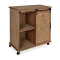 Wooden Rolling Kitchen Cart D4218