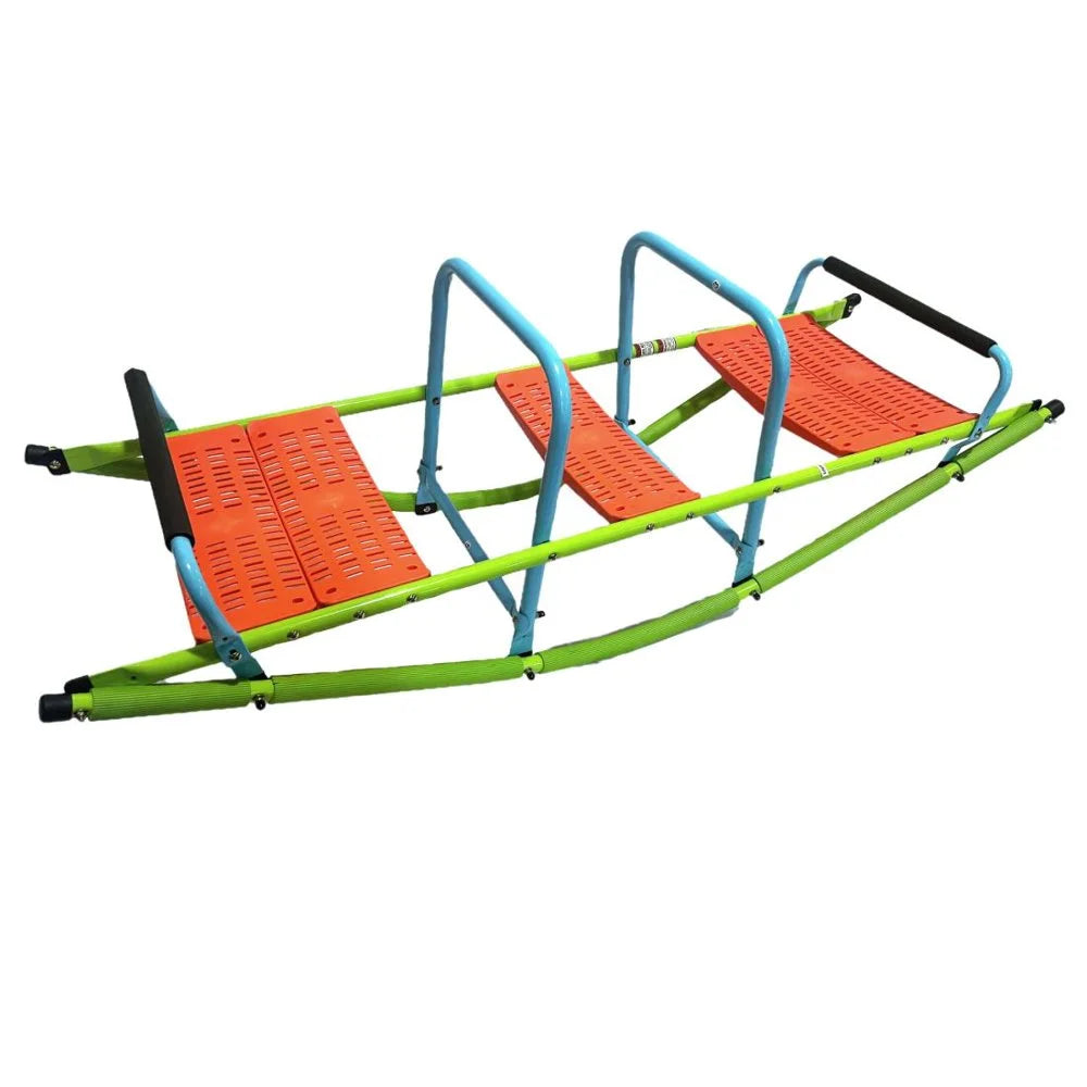 3-Person Heavy Duty Metal Kids Seesaw Teeter Totter T7558