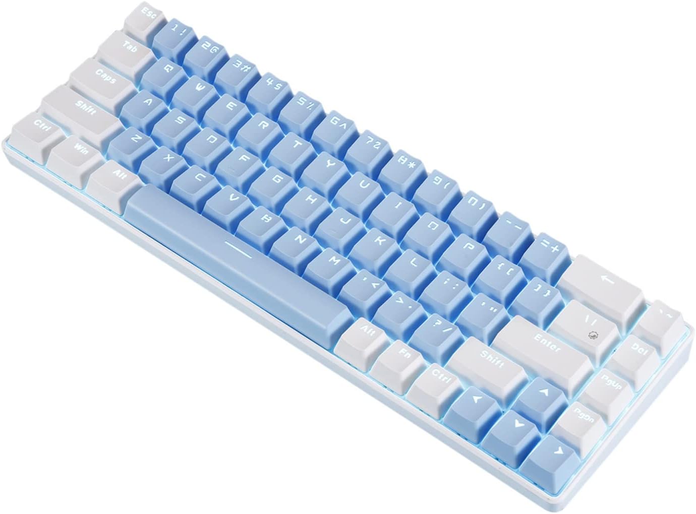 Pink 87 Keys RGB Modular Mechanical Keyboard DIY Kit T79413
