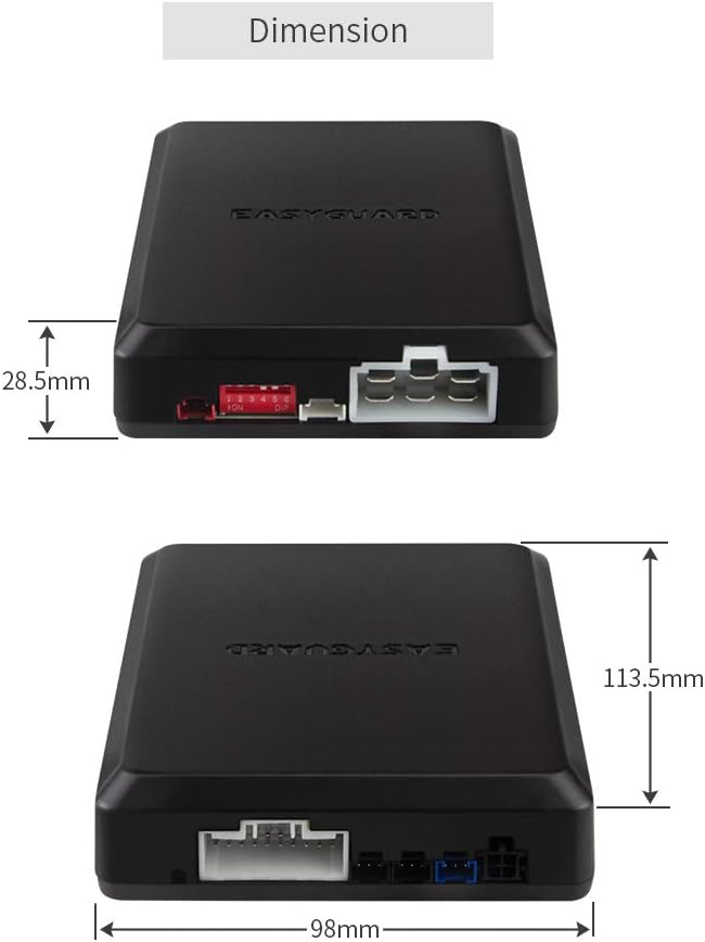 Rolling Code Car Alarm System with Passive Keyless Entry Push Start Stop Button K577673