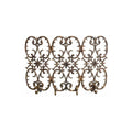 Antique Gold 3 Panel Fireplace Screen H812