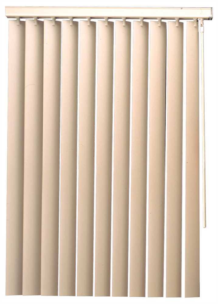 White 72x60 in. PVC Vertical Blinds O761