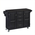 Black Granite Top Kitchen Cart B891