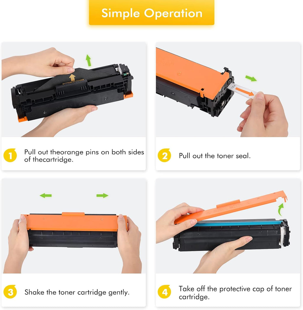4-Pack Black Cyan Yellow Magenta Toner Cartridge W3777