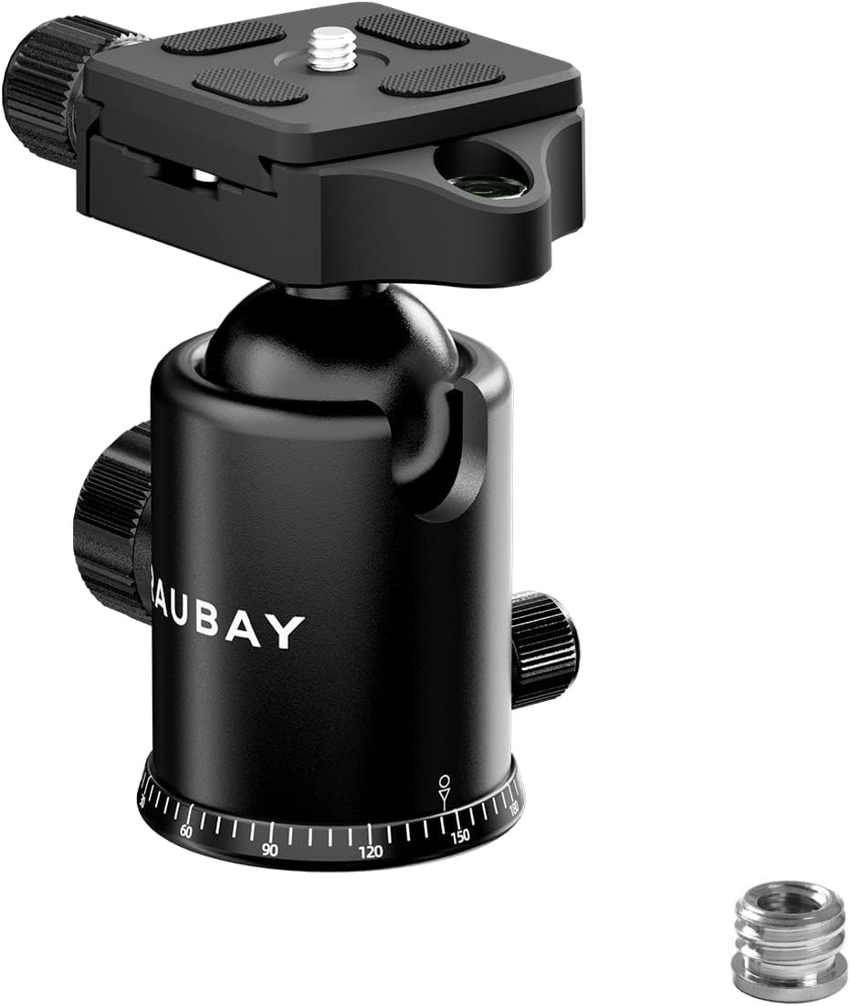 36mm Tripod Ball Head with Quick Release Plate and Bubble Level I1784