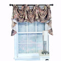 Gray 3-Scoop Window Valance T3001