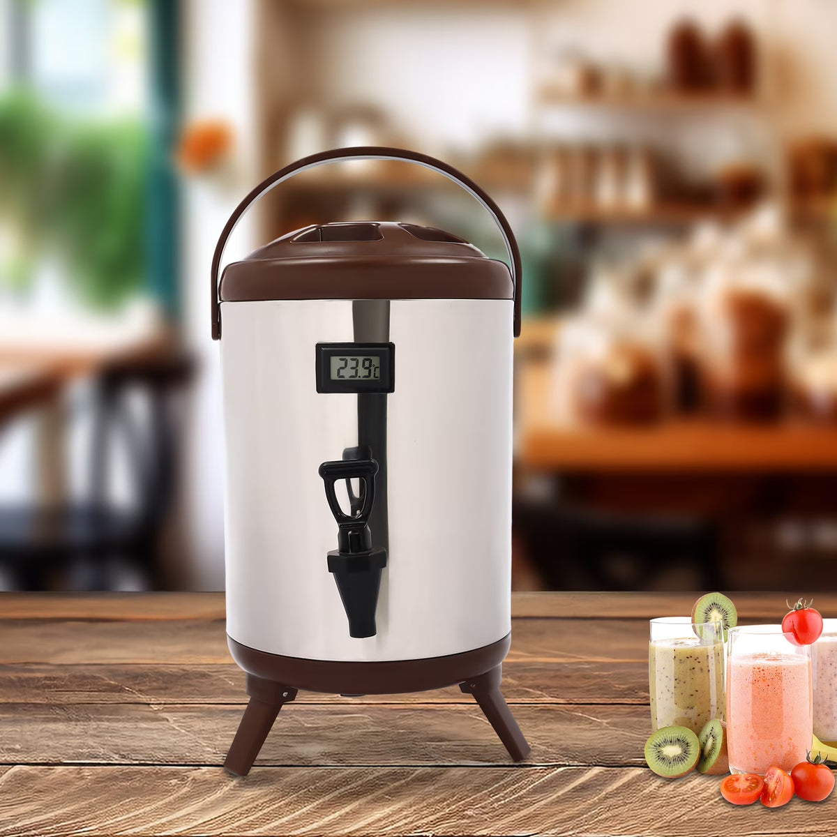 8L Stainless Steel Insulated Beverage Dispenser W826
