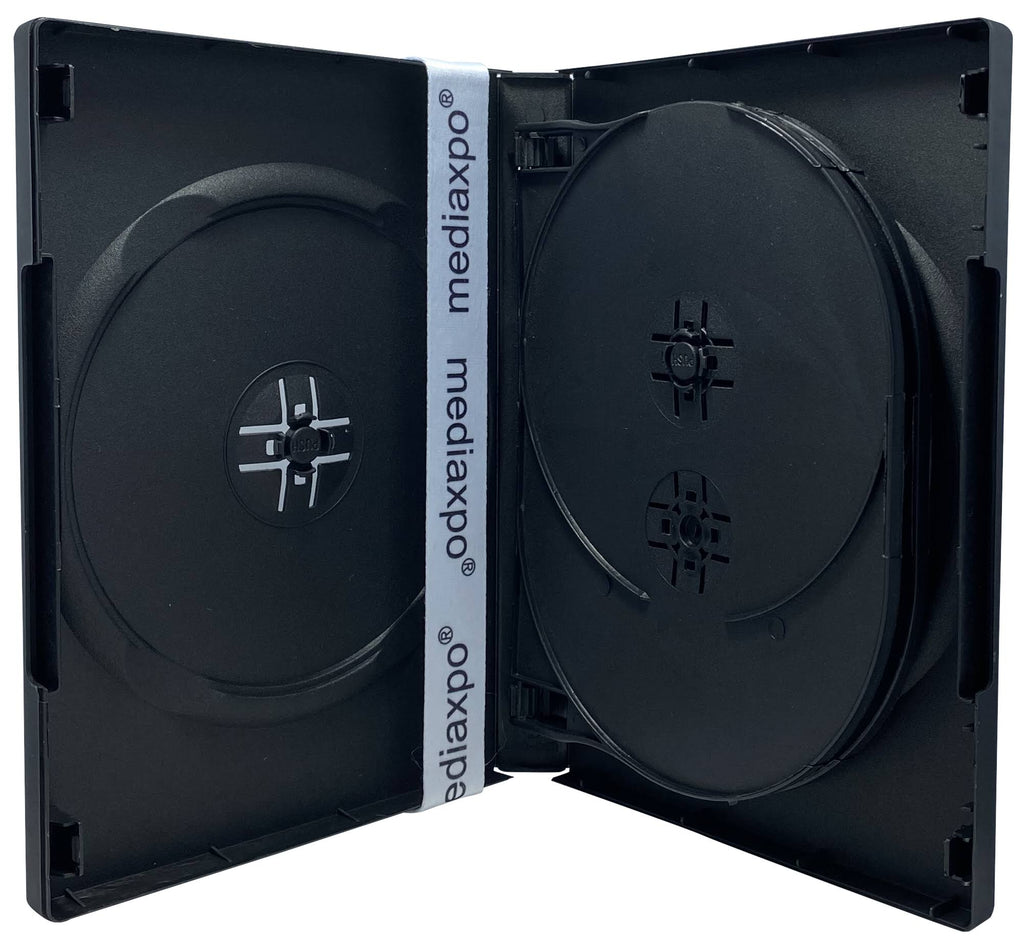 Black 6 Disc DVD Cases X4450