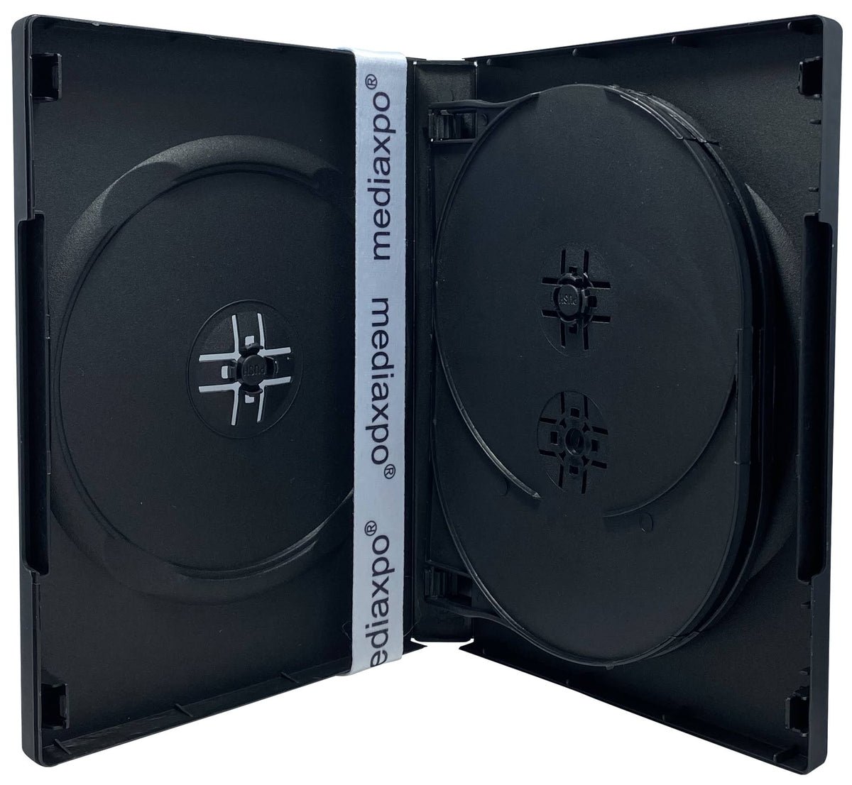 Black 6 Disc DVD Cases X4450