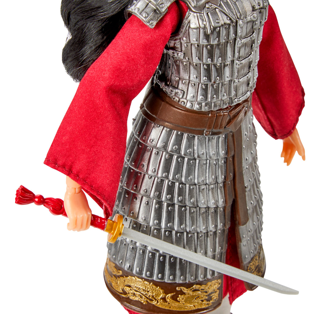 Mulan And Xianniang Dolls With Helmet, Armor, And Sword Z2524