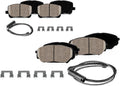 Ceramic Brake Pads with Rubber Shims, Sensors, Hardware L30962