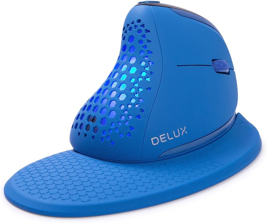 Wireless Ergonomic Vertical Mouse with OLED Screen, 7200DPI, Pack of 2 A655506