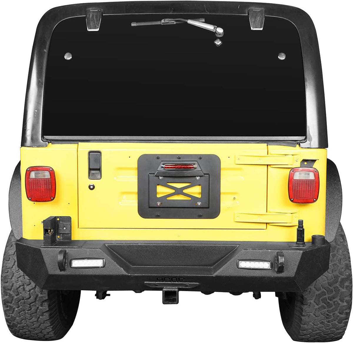 Spare Tire Delete License Plate Relocation Kit with Third Brake Light L847