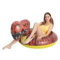 Inflatable T-Rex Pool Tube Floaty Toy (Brown) N44219