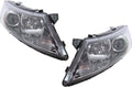 Black Housing Headlight Pair for Kia Optima 2011 2012 2013 2014 U356