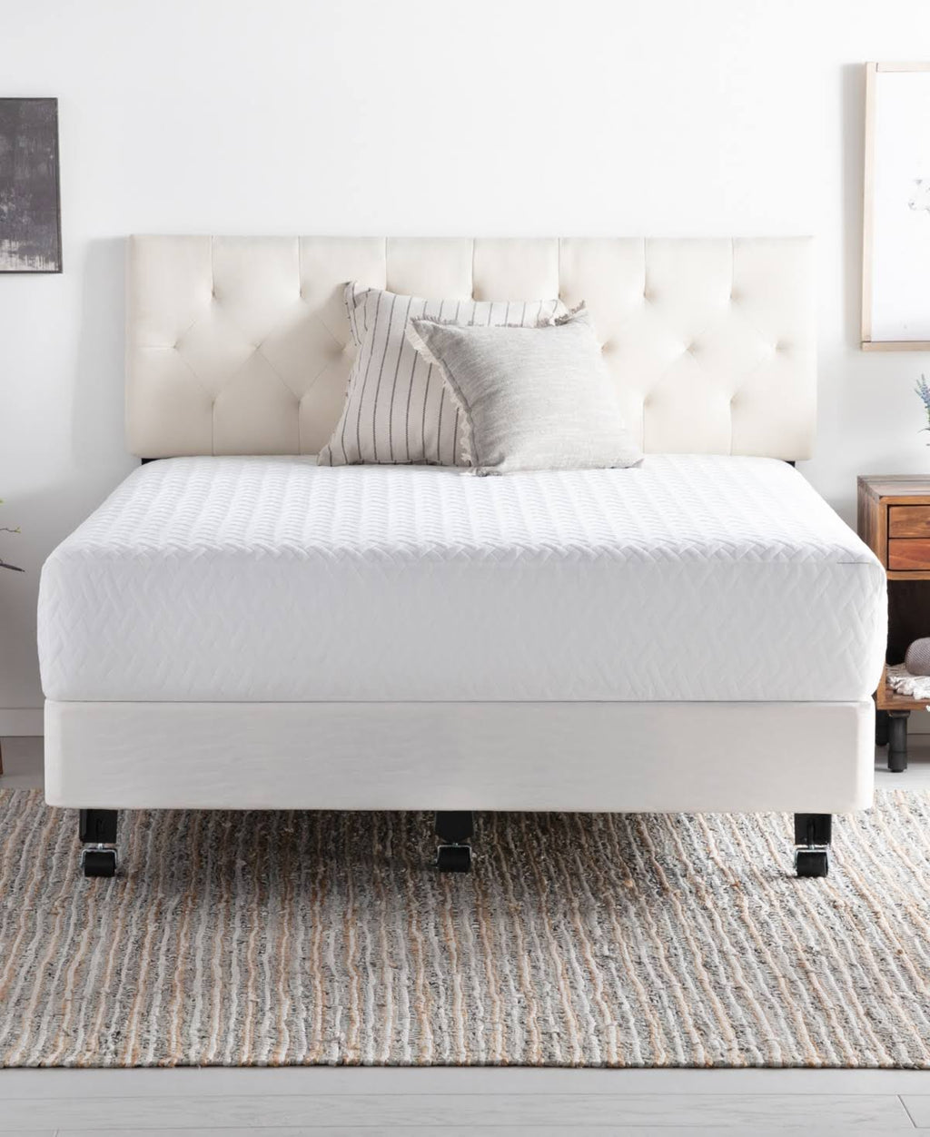 Black California King Steelock Bed Frame I32895