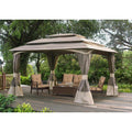 Replacement Canopy For 3-Tiered Softtop Gazebo (10X12 Ft) Z6371